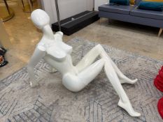 Pair of Seated Female Mannequins, No Reserve