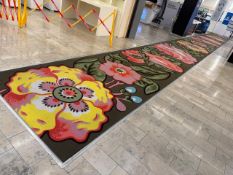 Floral Carpet Runner – 18m x 1.8m, No Reserve