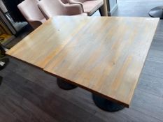 2 x Rectangular Restaurant Tables, No Reserve