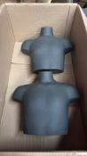 Junior Bra Bust, Dark Grey