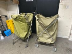 2 x Metal Laundry Trolleys – No Reserve