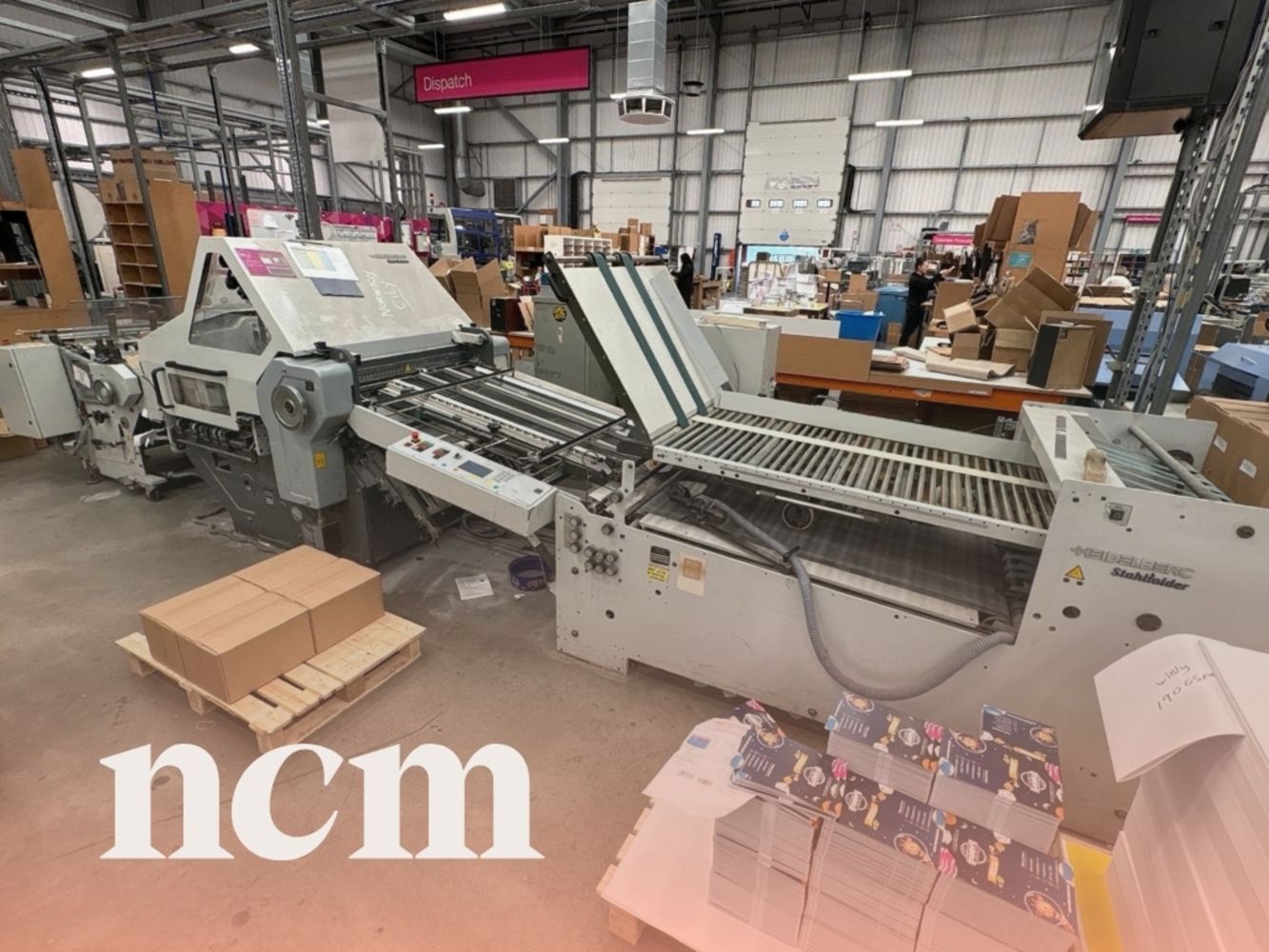 FLASH SALE, Due to Closure, Contents of Printers, Inline Presses, Conveyors, Bandsaw, Die Cutter, Folder, Pile Lift, Closer, Coating Line & More