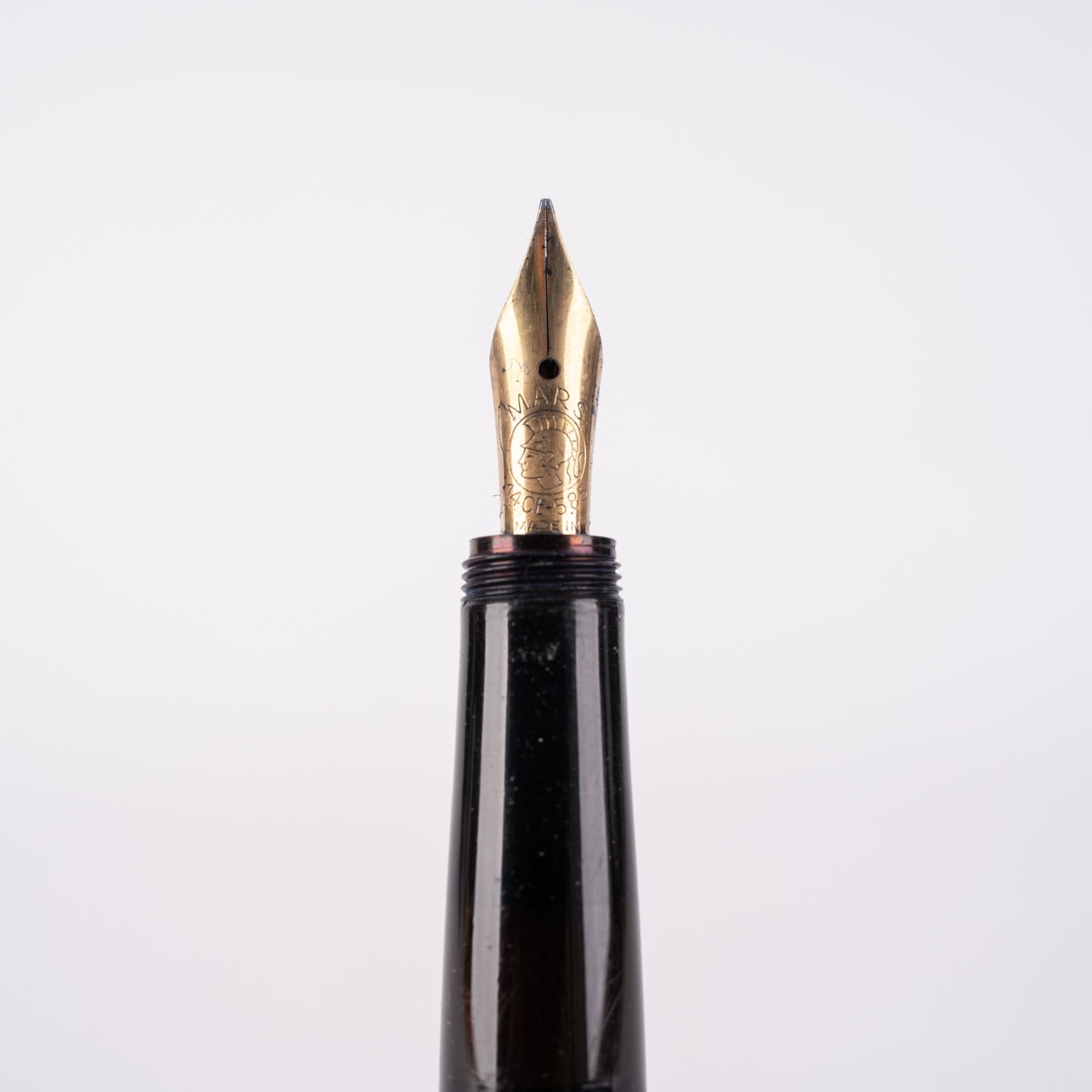 Staedtler - Mars, Füller /Füllfederhalter mit 14k Goldfeder, gebrauchter Erhalt. Länge ca. 13 cm. U - Bild 6 aus 6