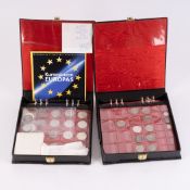 Umfangreiche ca. 211-teilige DM-Münzsammlung, bestehend aus 11 x 2 DM, 159 x 5 DM, 34 x 10 DM, 2 x 