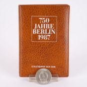 6-teilige Sammlung "DDR", bestehend aus "750 Jahre Berlin 1987" und 20 Mark - 1971, verschieden sch