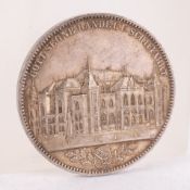 "Gedenkthaler zur Eröffnungsfeier der neuen Börse in Bremen...", 1864. Äußerst seltenes Sammlerstüc