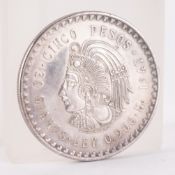 (M) 5 Pesos Mexico 1947 - 30g, 900er Silber - geriffelter Rand, Durchmesser ca. 40mm.