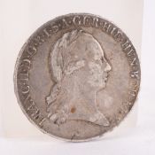 Silberner Kronentaler - 1797 - Franz II - Römisch Deutsches Reich, Durchmesser ca. 40mm, ca. 28g.