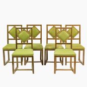 Set von sechs Jugendstil-Stühlen - Wien, wohl Wiener Werkstätte um 1910 nach oder in der Art von Jos