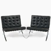 Mies van der Rohe USA, Knoll international 1965/1972 - Zwei Barcelona Chairs