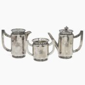 Drei Teile Silber - Budapest, um 1900, Firma Antal Bachruch