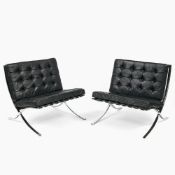 Mies van der Rohe USA, Knoll international 1965/1972 - Zwei Barcelona Chairs