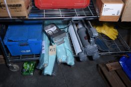 Shelf of Misc. Wifi Routers, Stryker Medical Mattress, Killark Explosion Proof Light