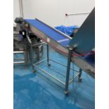 De-watering conveyor belt