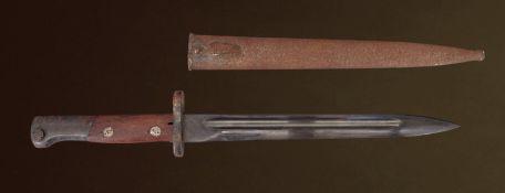 Perú-Mauser Bajonett M1909 mit Scheide, Peru, datiert 1941