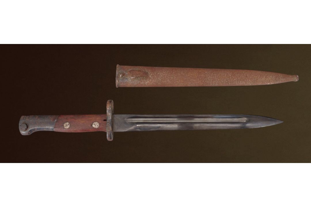 Perú-Mauser Bajonett M1909 mit Scheide, Peru, datiert 1941 - Bild 1 aus 5