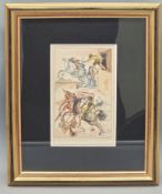 Salvador Dalí (1904-1989), „Der Kampf“ aus dem Zyklus „Benvenuto Cellini“