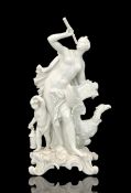 Meissen Figurengruppe „Allegorie - Das Gesicht“, aus der Serie der fünf Sinne