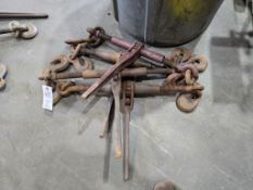 4Pcs Ratchet Chain Binders