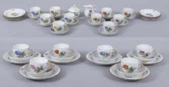 Kaffee- und Mokkaservice Porzellan,