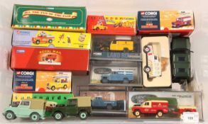 Corgi Classics, Lledo & Britains Group of Boxed & Loose Land Rover Vehicles.