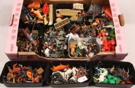Large Mixed Group of Mainly Plastic Figures.