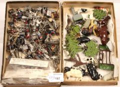 Vintage Britains & Other Similar Makers Lead from Animals, Trees, etc; along with Various 3cm White 