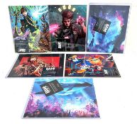 Bam Box Assorted Art Prints x 6 all hand signed by Artist