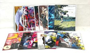 Bam Box Anime/Manga Art Prints x 12 (6 x hand signed by Artist)