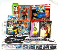 Selection of TV & Film related collectables WWF, Michael Jackson, Lego, Subbuteo MIB