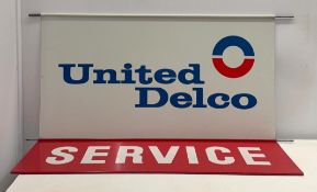 United Delco and Service Signs