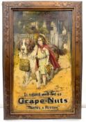 Early 1900's Grape Nuts Metal Sign