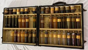 Skelly Oil Company Test Bottle Case w/ Bottles