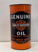 Harley Davidson Motor Oil Trash Can