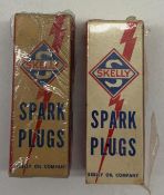 Two Skelly Spark Plugs w/ Boxes