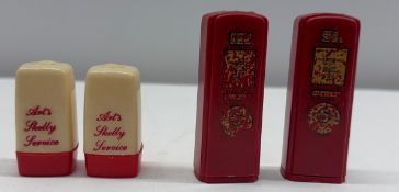 Two Sets Skelly Salt & Pepper Shakers