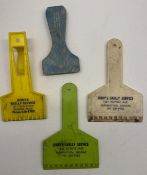 Four Skelly Ice Scrapers