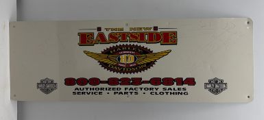 The New Eastside Harley Davidson Metal Sign