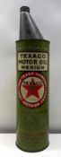 Texaco Medium Motor Oil Easy Pour 1/2 Gallon Can