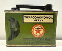 1920's Texaco 1/2 Gallon Motor Oil Can