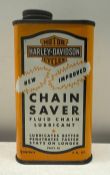 1950 Harley Davidson 1/2 Pint Chain Saver Can