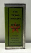 Early Square Texaco Harness Oil Can