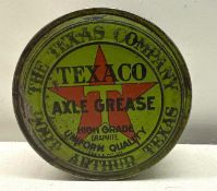 Early Texaco One Pound Axle Grease Can