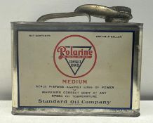 1920's Standard Polarine 1/2 Gallon Oil Can