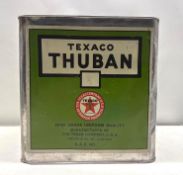 1920's Texaco Thuban 25lb Square Grease Can