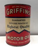 Griffins Grocery Highest Quality Motor Oil Quart Can Muskogee, Oklahoma