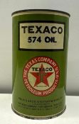 1920's Texaco 574 Oil Quart Oil Can