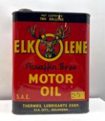Elkoline Two Gallon Oil Can Elk City, OK