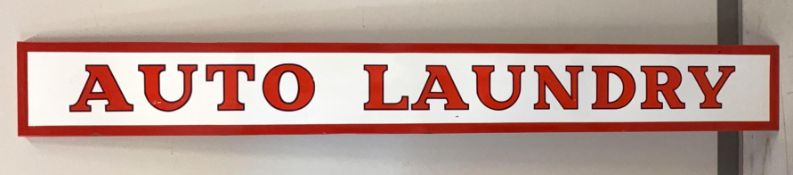Skelly Auto Laundry Porcelain Sign