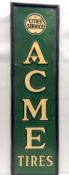 1939 Cities Service Acme Ties Sign w/ Clover
